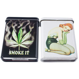 Chine Boîte de bidon de cigare de peinture/en métal de tabac avec la couverture, 70*27*90MM, boîte de bidon de Cigarrete fournisseur