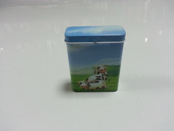 Chine Boîte de bidon de cigare de rectangle de fer-blanc, boîtes à extrémité élevé personnalisées de bidon de cadeau fournisseur