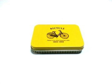 Chine Mini boîtes en fer blanc en métal jaune pour le téléphone portable/batterie/mini cadeau fournisseur