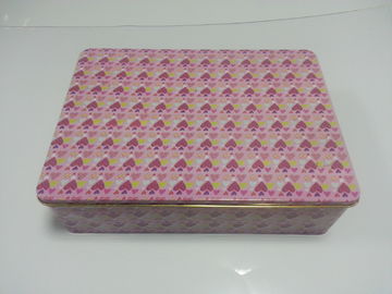 Chine Grande boîte carrée de fer-blanc avec la couverture, caisse de bidon, boîte en fer blanc en métal fournisseur