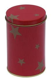 Chine Boîtes métalliques de thé de bidon de couleur rouge, boîte ronde de bidon de thé avec Dia72 x 112hmm fournisseur