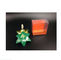 Le cadeau vide de forme d'étoile étame la boîte avec la couleur basse différente imprimée et le ruban fournisseur
