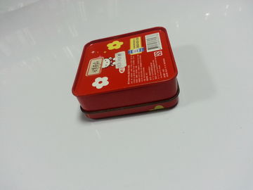 Récipients de sucrerie de bidon de Hello Kitty, intérieur vide et CYMK dehors, boîte en fer blanc carrée fournisseur