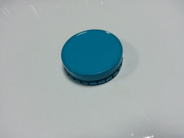 Récipients bleus de bidon de catégorie comestible en métal, boîte en métal de Clark de clic pour l'empaquetage de menthes fournisseur