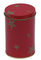 Boîtes métalliques de thé de bidon de couleur rouge, boîte ronde de bidon de thé avec Dia72 x 112hmm fournisseur
