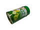 Metal le vert de récipient d'emballage alimentaire de bidon rond avec le couvercle/couverture fournisseur